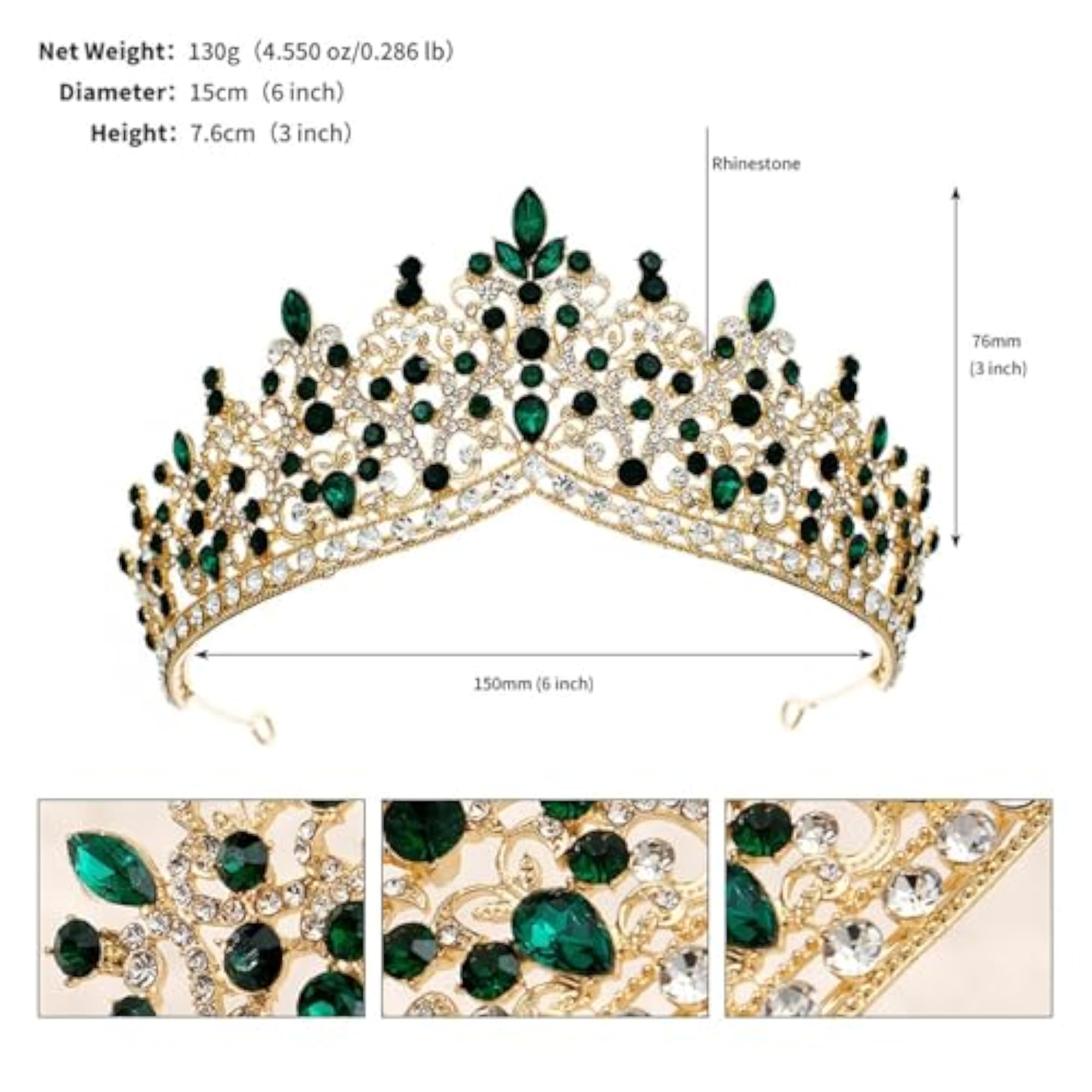 Wedding Tiara Charm Gift Hair Clip Headband for Girls